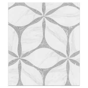 Hexagon Porcelain Board Collection - HPB101 - Corola Grey 8" Hexagon Board - Elon Tile