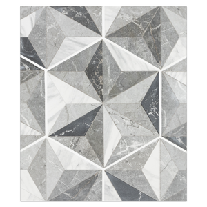 Hexagon Porcelain Board Collection - HPB103 - Iris Grey 8" Hexagon Board - Elon Tile
