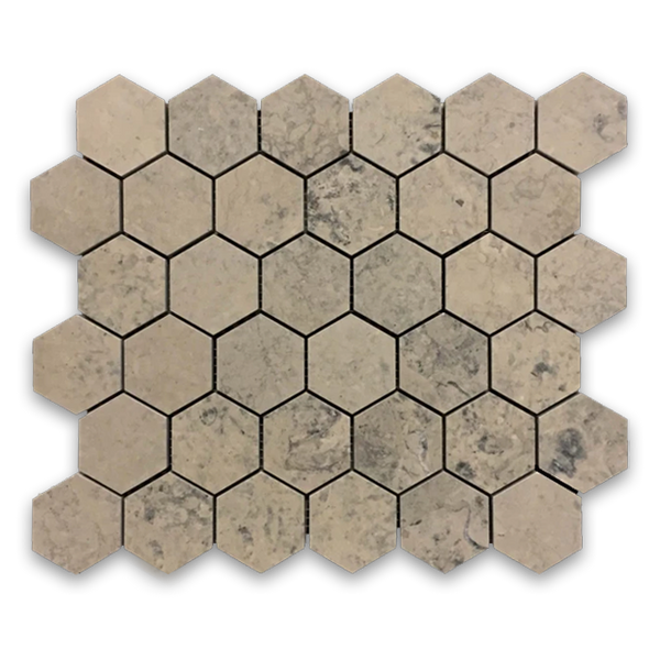 **LIMITED STOCK** Quartier Parisien 2" Hexagon Mosaic Honed - Elon Tile