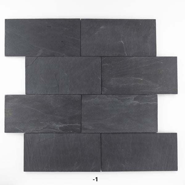 **LIMITED STOCK** Midnight Slate 6" x 12" Cleft