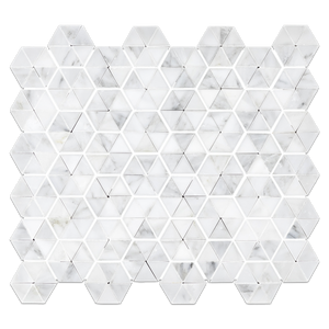Mosaico de mini rueda de alfiler blanco perla pulido 
