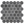 Mosaico hexagonal de basalto gris de 2